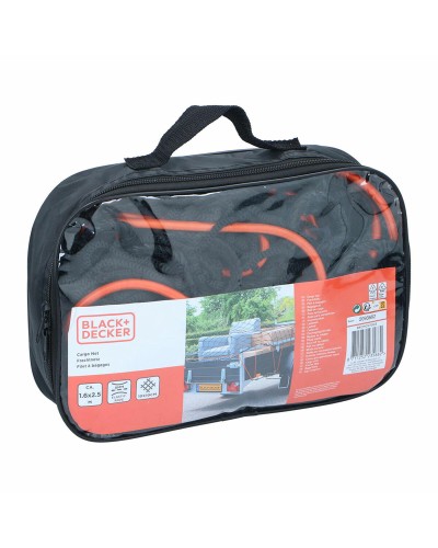 Black+Decker Anhängernetz 1.6x2.5m - Schutzabdeckung Ladung Schwarz
