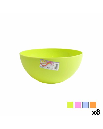 Saladier Dem Bahia de 4,5 L (8 Unités) : Idéal pour les salades, les salades de pommes de terre et les préparations volumineuses.
