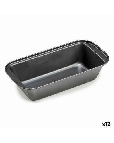 Rektangulär bakform Mörkgrå Metall Kolstål (12 antal)