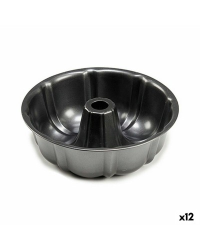 Stampo per Torta Grigio Scuro Acciaio al Carbonio 25,4 x 8 x 25,4 cm, Confezione da 12