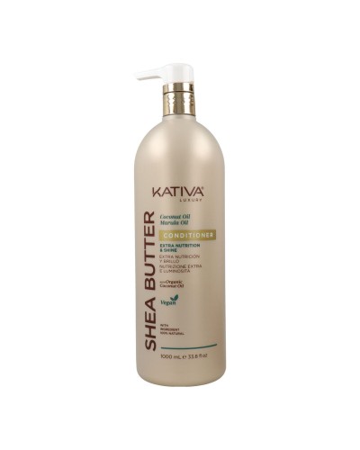 Kativa Shea Butter Shampooing & Après-Shampoing 1L - Nourrissant et Hydratant
