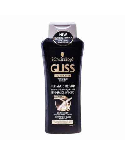 Schwarzkopf Gliss Champú Reparación Intensa - 400ml - Cabello Dañado
