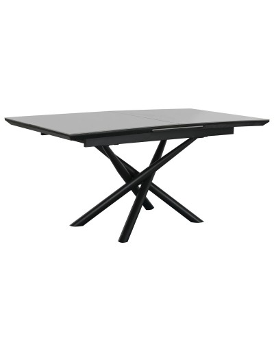 Eettafel Home ESPRIT Zwart Grijs Metaal Keramisch 160 x 90 x 76 cm