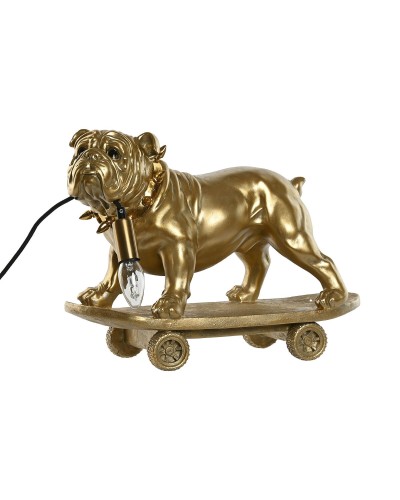 Bureaulamp Home ESPRIT Gouden Hars 220 V 45 X 23 X 34 cm