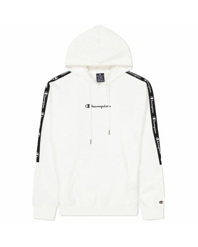 Champion Men's White Hoodie - Casual & Sport
