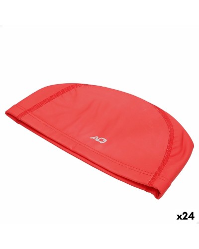 Gorro de Natación Activo Azul/Rojo Poliéster - Paquete de 24 Unidades
