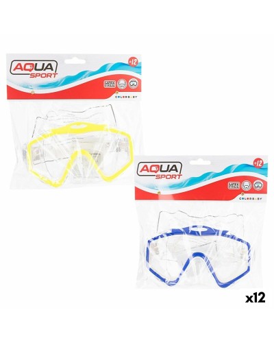 Masque de plongée Colorbaby - Lot de 12 unités - Idéal pour le snorkeling et la natation
