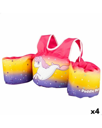 AquaSport Chaleco Salvavidas Unicornio - 56x25x20cm - Set 4 Piezas - Seguridad Piscina
