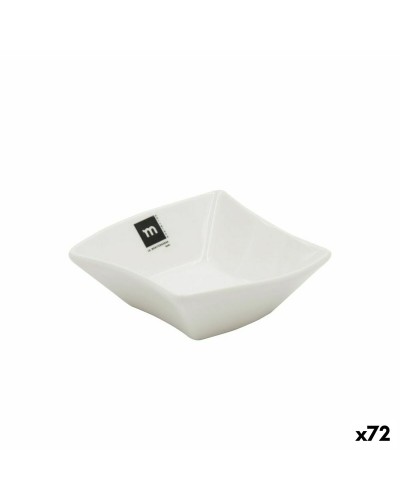 Skål La Mediterránea Snack Vit 12 x 12 x 4,2 cm (72 Antal)