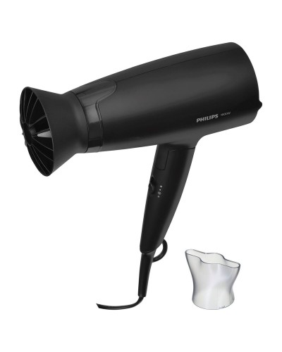 Philips BHD308/10 Secador de pelo Negro 1600W - Potente y Compacto
