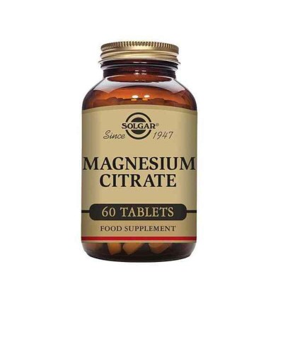 Solgar Citrate de Magnésium - 60 Capsules - Haute Biodisponibilité
