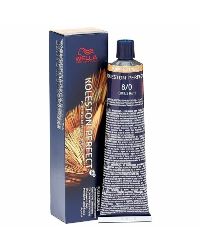 Permanente Kleur Wella Koleston Perfect Pure Naturals Nº 8.0 60 ml