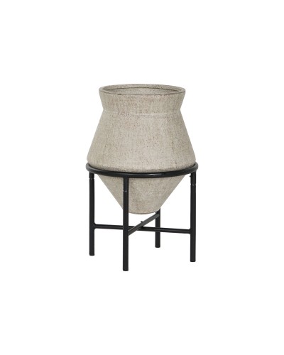 ESPRIT Vase Metal Magnesium 40x40x62cm Contemporary Decor
