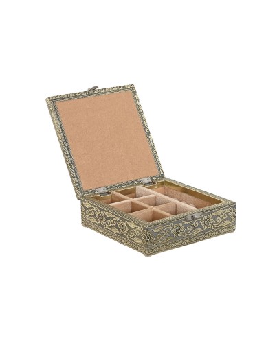 Caja Joyero ESPRIT Blanco Champagne, 18 x 18 x 6 cm
