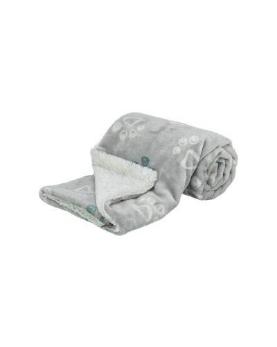 Husdjursfilt Trixie Jimmy Soft Ljusgrå Polyester Plysch 150 × 100 CM