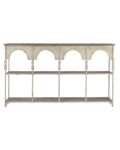 Estantería Esprit Blanco Natural Metal, 159x36,5x91 cm, Perfecta para Casa y Oficina
