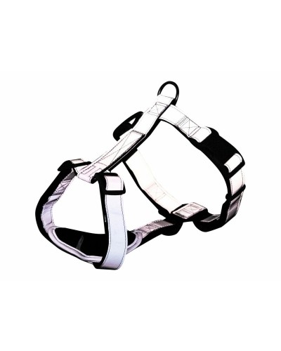 Dog Harness Trixie Premium Reflect Graphite S-M