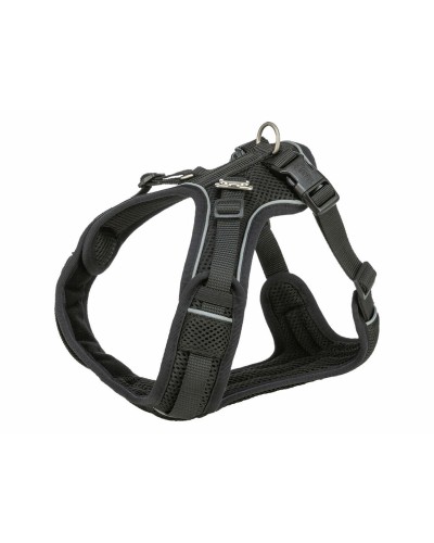 Arnés para Perro Trixie Premium FlexMesh Negro XS/S