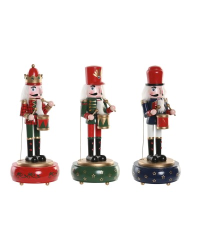 Weihnachtsschmuck Home ESPRIT Bunt Nussknacker 10 x 10 x 30 cm