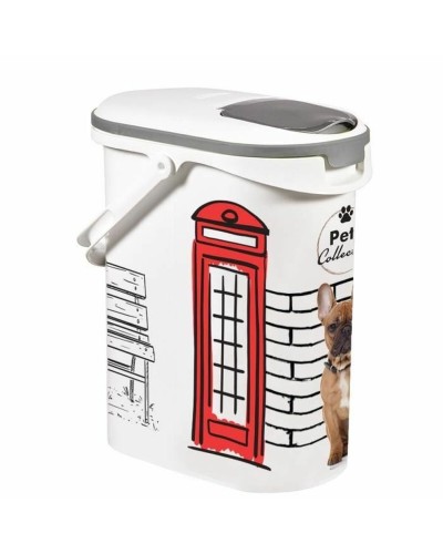 Bote de comida para mascotas Curver Pets Collection Blanco 10 L