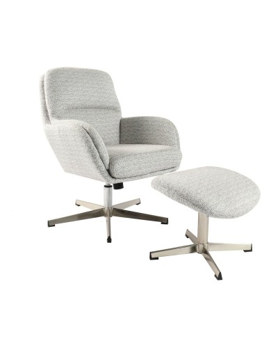 Modern Armchair ESPRIT in Polyester and Metal, 72x78x83 cm
