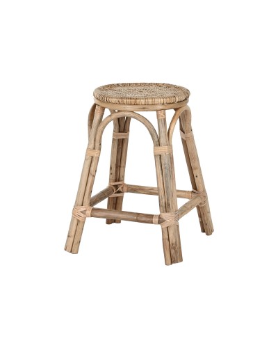 ESPRIT Hocker aus natürlichem Rattanweide, 37 x 37 x 49,5 cm - Einzigartige Inneneinrichtung
