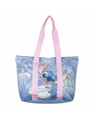 Borsa da Mare Stitch 47 x 33 x 15 cm Azzurro