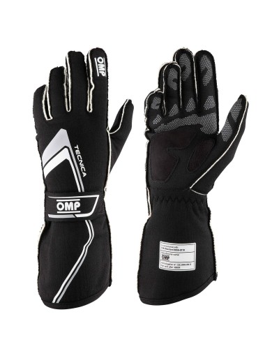 Handschoenen OMP TECNICA Zwart XL FIA 8856-2018 (1 Stuks)