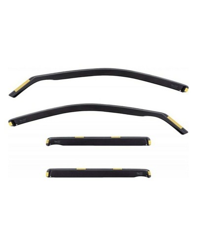 Wind deflector HEKO 29637 4 Pieces Frontal Rear