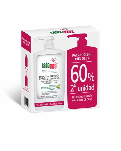 Shower Gel Without Soap Sebamed Dry Skin Olive Oil 2 Units