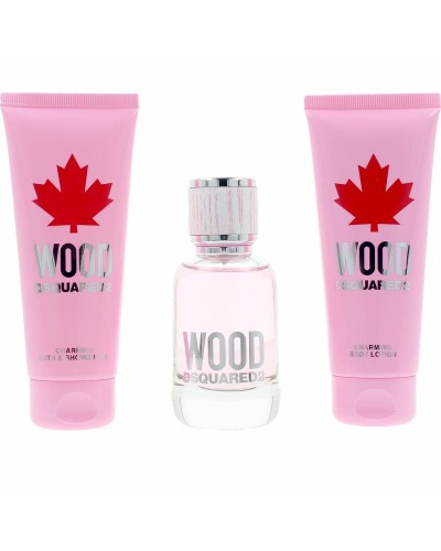 Parfymset Damer Dsquared2 WOOD POUR FEMME 3 Delar