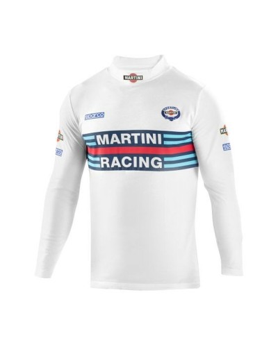 Men’s Long Sleeve T-Shirt Sparco Martini Racing White S