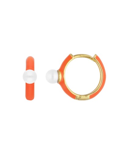 Pendientes Mujer Majorica 17348.01.1.E00.000.1 Naranja