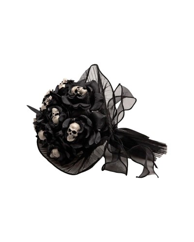Halloween Decorations 22 x 22 x 25 cm Black Skulls