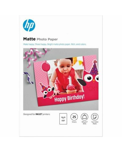 Confezione con inchiostro e carta fotografica HP 25 Unità