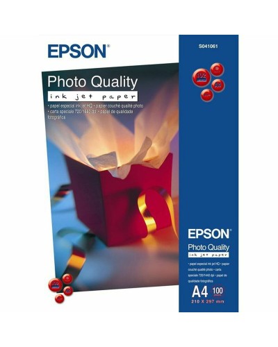 Carta Fotografica Lucida Epson Photo Quality Inkjet Paper - A4 - 100 hojas