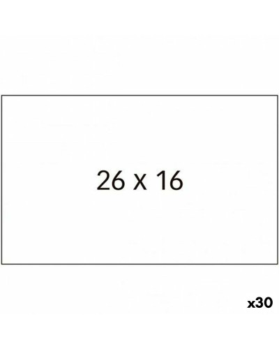 Etiketter på rulle Apli Vit 26 x 16 mm 6 Delar (30 antal)
