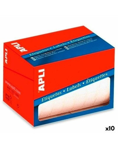Étiquettes adhésives Apli Blanc 34 x 53 mm (10 Unités)