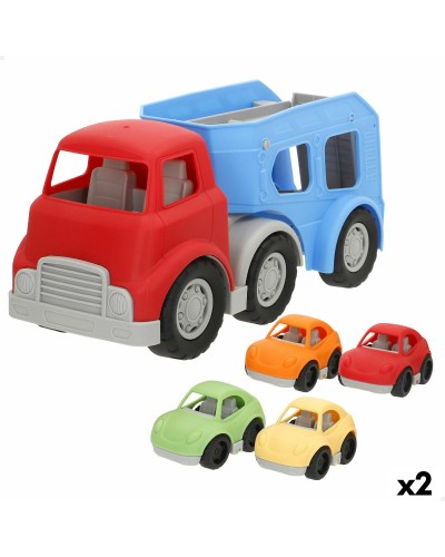 Camion Porta-veicoli PlayGo 34 X 18 X 13 CM (2 Unità)