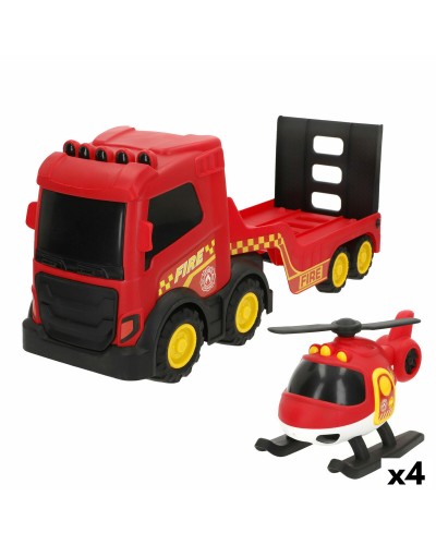 Brandweerwagen Teamsterz 49 X 18 X 13 CM (4 Stuks)