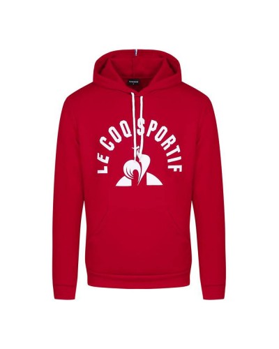 Tröja med huva Herr Le coq sportif Saison 2 Röd