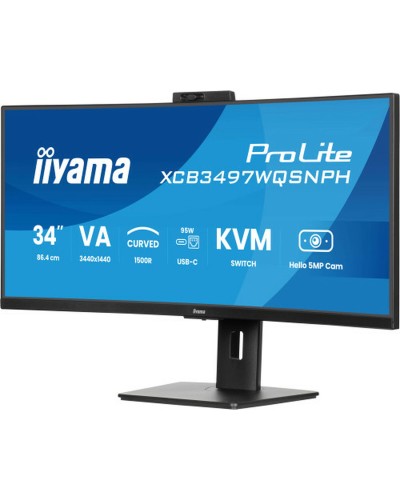 Écran Iiyama XCB3497WQSNPH-B1 34" UltraWide Quad HD