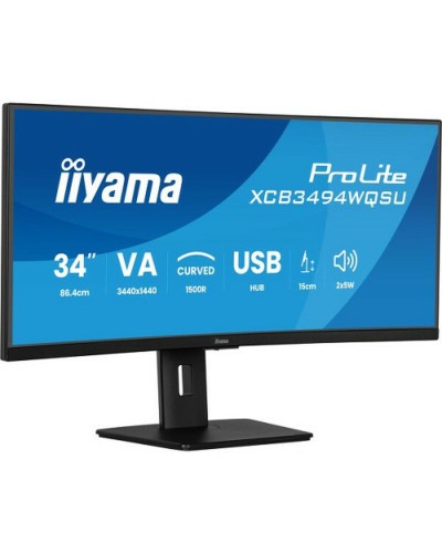 Näyttö Iiyama XCB3494WQSU-B1 34" UltraWide Quad HD