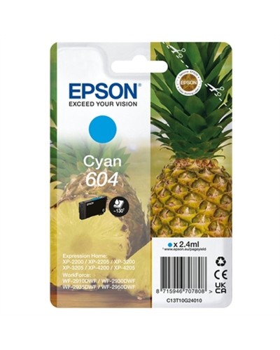 Cartouche d'encre originale Epson 604 Cyan