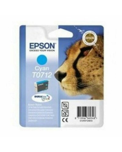 Originele inkt cartridge Epson T0712 Blauw Cyaan