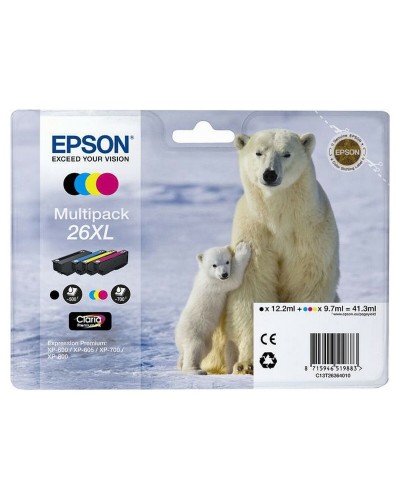 Originele inkt cartridge Epson T2636 XL Zwart Geel