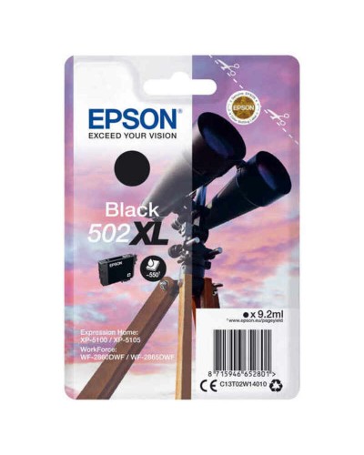 Original Bläckpatron Epson C13T02W14010 Svart