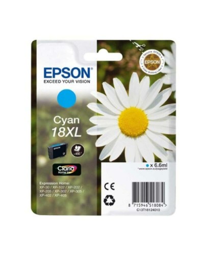 Originele inkt cartridge Epson Cartucho 18XL cian Cyaan