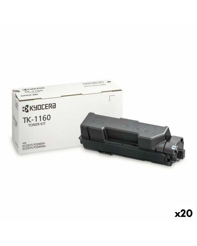 Toner Kyocera TK1160 Zwart (20 Stuks)