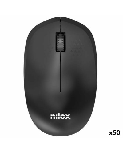 Mouse senza Fili Nilox Nero 1000 dpi (50 Unità)